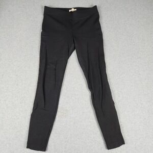 Ashley Classics Leggings Women S Black Grommet Lace Up Ankle Skinny Pull On Edgy